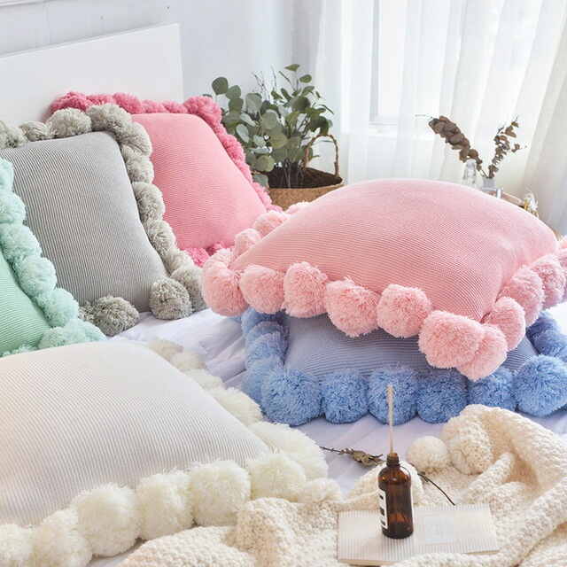 45x45cm クッション ニットクッション ソファークッション 背当て 腰当てクッション 正方形 座布団 洗える 北欧風 ポンポン付き 角型 透かし編み 抱き枕 カバー付き 中身付き おしゃれ ベッ 45x45cm クッション ニットクッション ソファークッション 背当て 腰当てクッション 正方形 座布団 洗える 北欧風 ポンポン付き 角型 透かし編み 抱き枕 カバー付き 中身付き おしゃれ ベッ