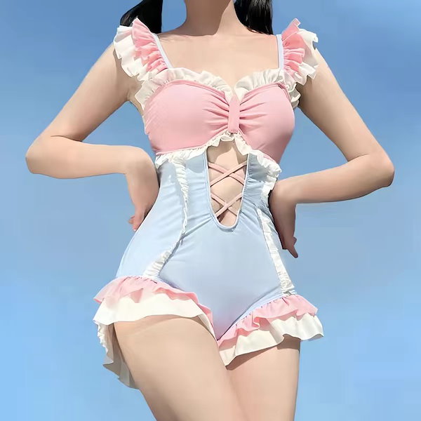Qoo10] 2024セーラー服水着スーツかわいいセク