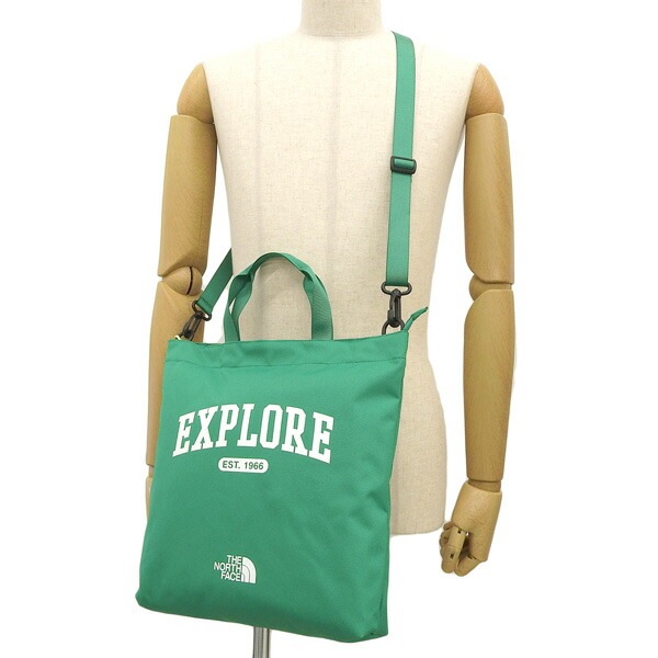 ノースフェイス バッグ メンズ レディース 2WAY トートバッグ グリーン KIDS MULTI CROSS BAG L NN2PQ07T-GRE THE NORTH FACE A4対応