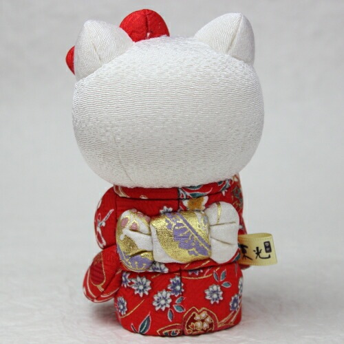 キティちゃん 招き猫 着物 柿沼人形 日本製 【沖縄不可】