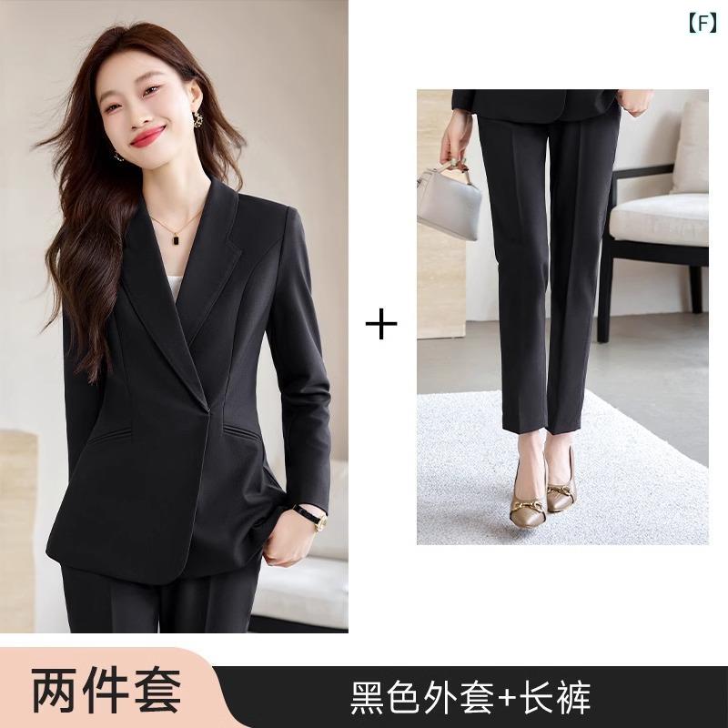 レディース スーツ ジャケット パンツ セットアップ おしゃれ ファッション 女性 高級感 春秋 フェミニン 大きいサイズ エレガント ビジネス スタイリッシュ レディース スーツ ジャケット パンツ セットアップ おしゃれ ファッション 女性 高級感 春秋 フェミニン 大きいサイズ エレガント ビジネス スタイリッシュ