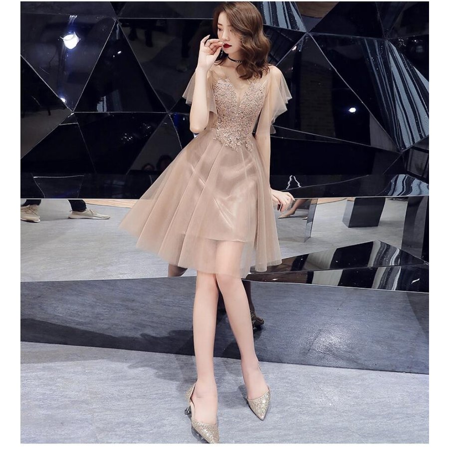 パーディードレス Aライン ミモレドレス セクシー 結婚式 二次会 舞台用 披露宴 演奏会 発表会 パーディードレス Aライン ミモレドレス セクシー 結婚式 二次会 舞台用 披露宴 演奏会 発表会