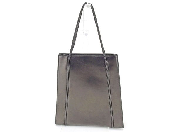 サルヴァトーレ フェラガモ Salvatore Ferragamo ハンドバッグ レディース ブラック レザー 美品 セール 【中古】 T597 . サルヴァトーレ フェラガモ Salvatore Ferragamo ハンドバッグ レディース ブラック レザー 美品 セール 【中古】 T597 .