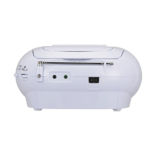 オーム電機AudioComm CDラジオカセットレコーダー ホワイト RCD-590Z-W 1台