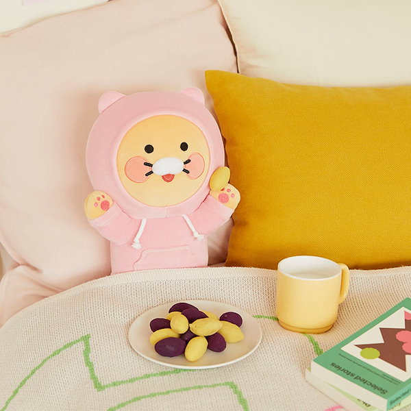 【超美品】韓国限定品 バスキンロビンス×カカオフレンズ　ライト Qoo10] カカオフレンズ 韓国正規品睡眠ズボンチュンシク / ピン