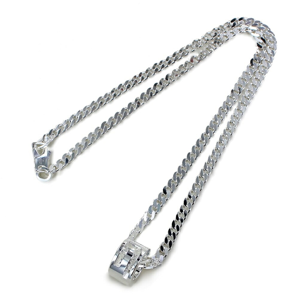 ペアネックレス GUCCI グッチ Gリング ネックレス ペア カップル お揃い プレゼント レディース メンズ ペンダント 誕生日 プレゼント 記念日 贈り物 ジュエリー チェーンネックレス シルバ