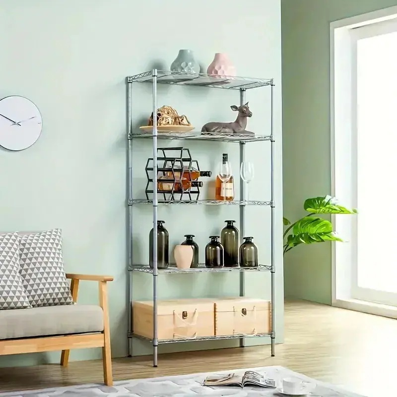 フロアスタンディング収納棚345層メタル収納ラック高さ調節可能なバルコニー用花ポットホルダー鉢植え収納ラック寝室リビングバス書斎用雑貨収納ラック家庭の整理整頓用品 フロアスタンディング収納棚345層メタル収納ラック高さ調節可能なバルコニー用花ポットホルダー鉢植え収納ラック寝室リビングバス書斎用雑貨収納ラック家庭の整理整頓用品