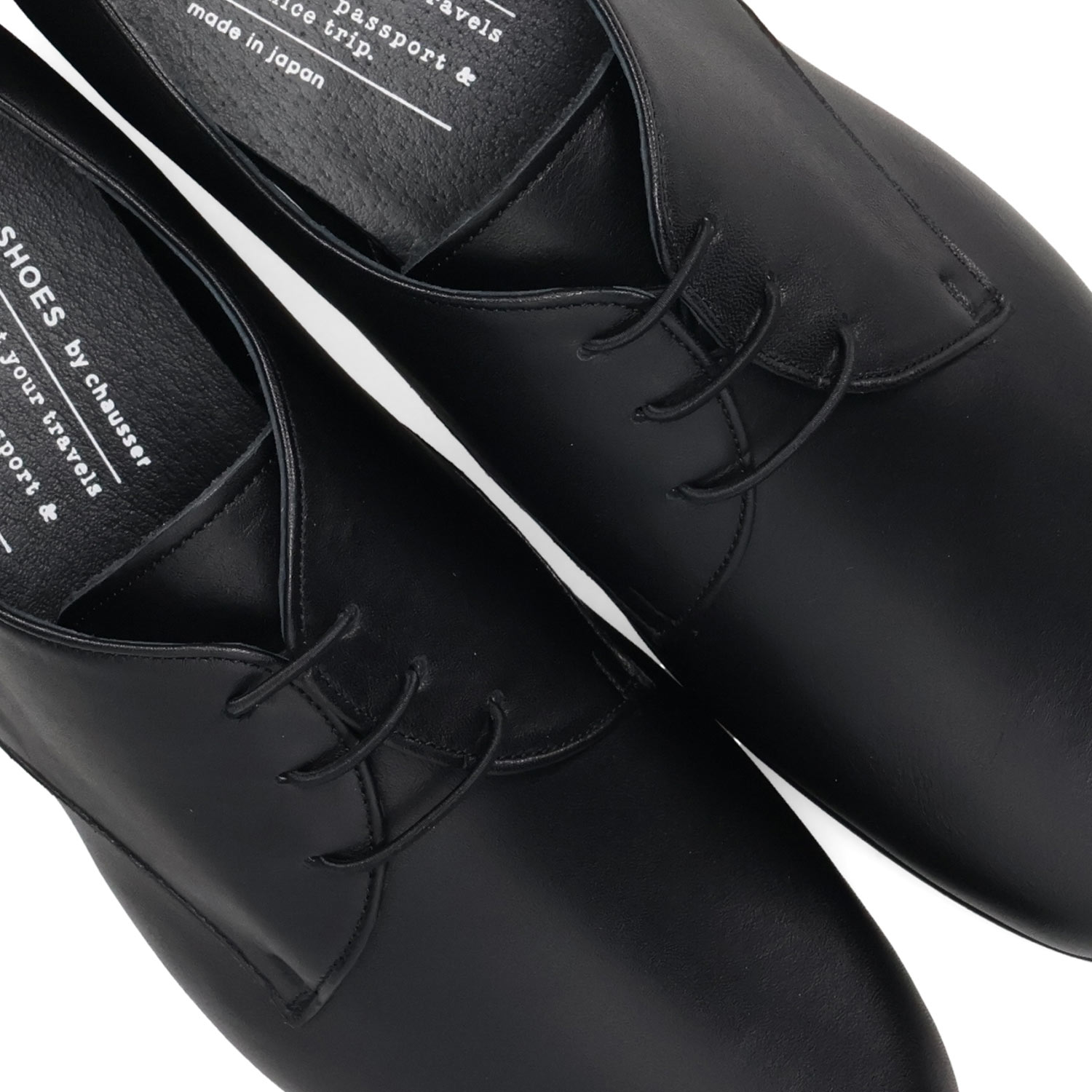 トラベル シューズ プレーントゥ レースアップ レディース 本革 撥水 Eワイズ 日本製 TR-008