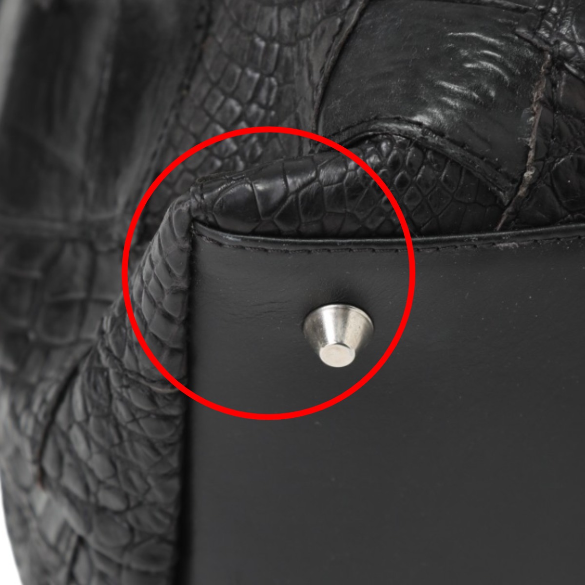 マームエレガンスK-11765 クロコデザイン ブラック マームエレガンスK-11765 クロコデザイン ブラック