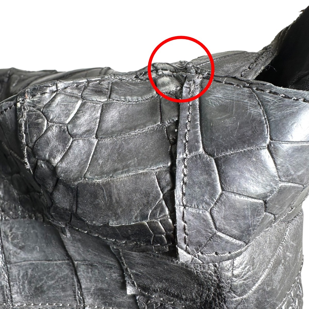 マームエレガンスK-11765 クロコデザイン ブラック マームエレガンスK-11765 クロコデザイン ブラック