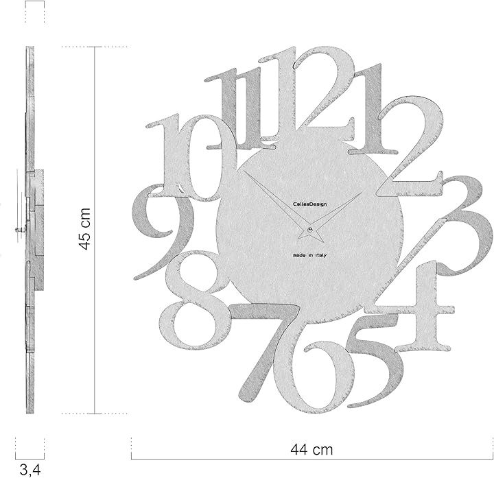 イタリア工房の熟練職人による手作り掛時計 壁掛け時計 Russell ファイアリーレッド サイズ44x45cm MADE IN ITALY イタリア製 おしゃれ 静音 木製(赤い火) イタリア工房の熟練職人による手作り掛時計 壁掛け時計 Russell ファイアリーレッド サイズ44x45cm MADE IN ITALY イタリア製 おしゃれ 静音 木製(赤い火)