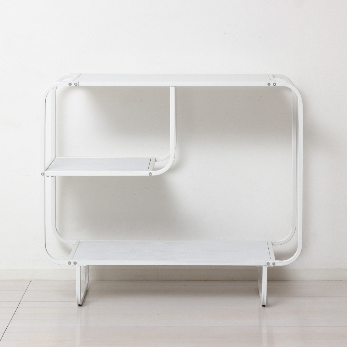 ディスプレイラック 幅91.5cm 3段 スチール 白木目 ラック 収納 ディスプレイ 間仕切 本棚 ホワイト オープンラック シェルフ 飾り棚 白 シンプル 角丸 三段 ディスプレイラック 幅91.5cm 3段 スチール 白木目 ラック 収納 ディスプレイ 間仕切 本棚 ホワイト オープンラック シェルフ 飾り棚 白 シンプル 角丸 三段