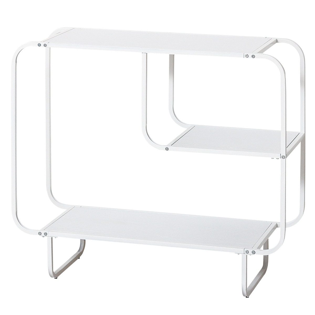 ディスプレイラック 幅91.5cm 3段 スチール 白木目 ラック 収納 ディスプレイ 間仕切 本棚 ホワイト オープンラック シェルフ 飾り棚 白 シンプル 角丸 三段 ディスプレイラック 幅91.5cm 3段 スチール 白木目 ラック 収納 ディスプレイ 間仕切 本棚 ホワイト オープンラック シェルフ 飾り棚 白 シンプル 角丸 三段