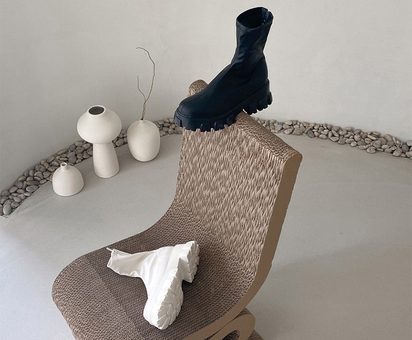 ショートブーツ ストレッチ バックジップ ダッドシューズ 厚底 ショートブーツ ストレッチ バックジップ ダッドシューズ 厚底