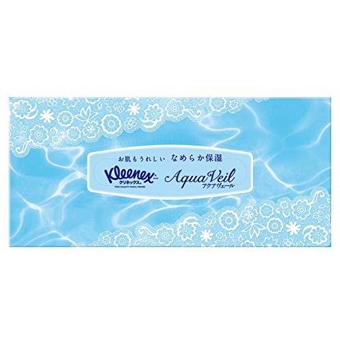 クリネックス 【ケース販売】 ティシュー アクアヴェール 360枚(180組) 5箱 ×10パック入り