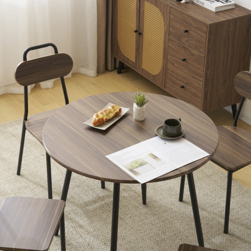 Brown ダイニング 5点セット ダイニングテーブル ダイニングセット