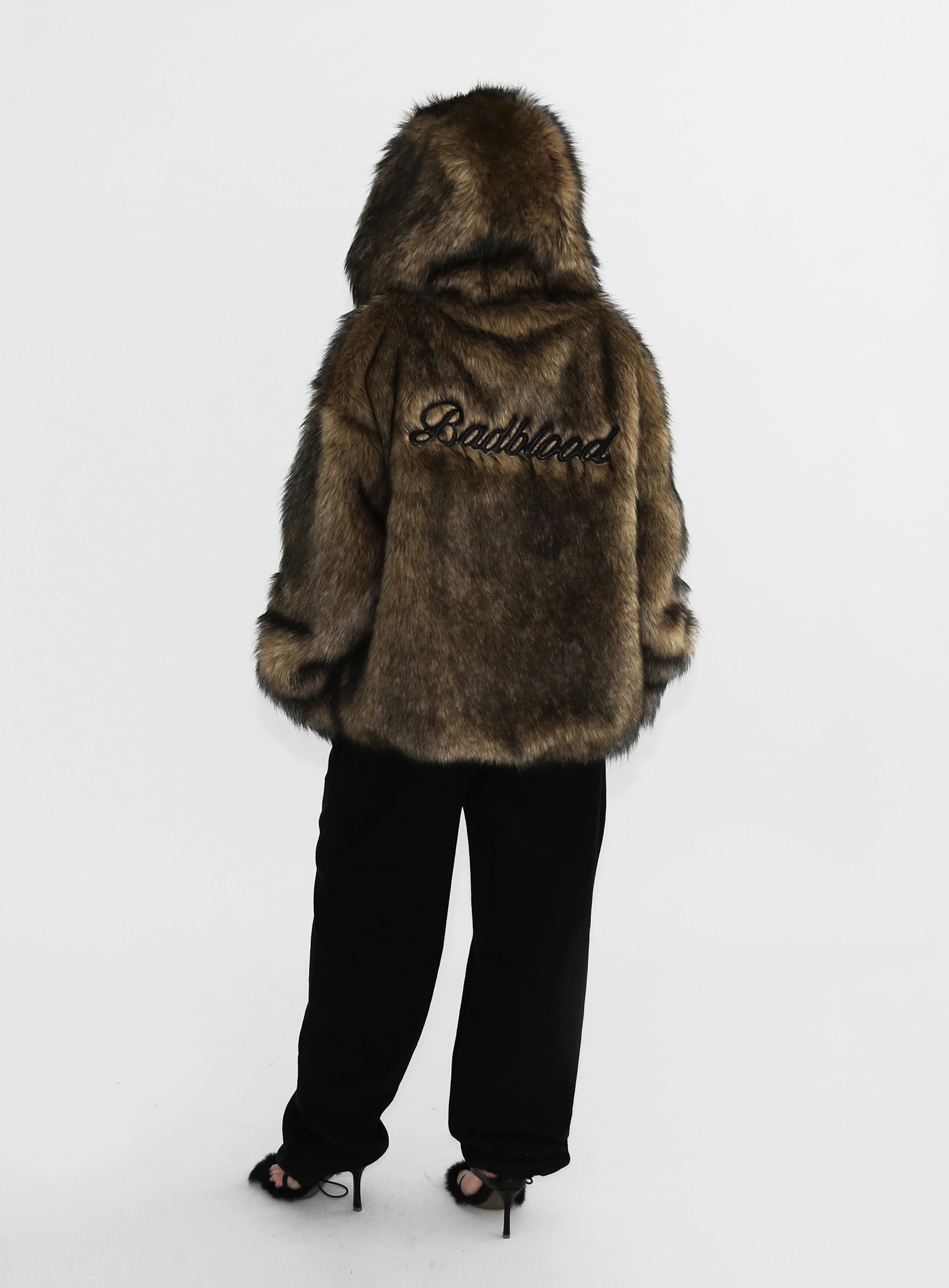 【BADBLOOD】 NADJA FUR JACKET : COYOTE 【BADBLOOD】 NADJA FUR JACKET : COYOTE