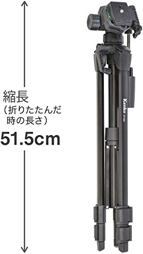サイズ：段数:3段 Kenko 三脚 ZF-300WSH スマホホルダー付き 3段 クイックシュー式