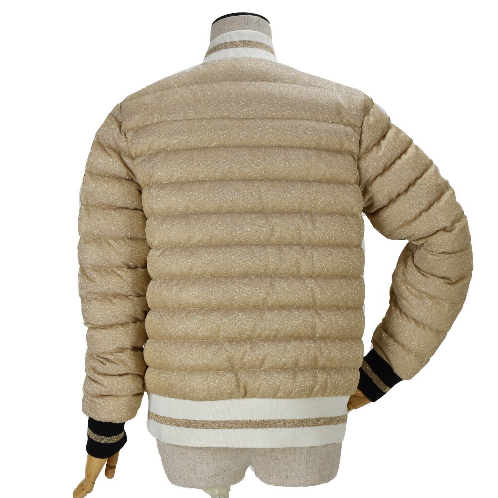 モンクレール ダウンジャケット レディース ボンバージャケット ブルゾン ゴールド MONCLER OR[1a12000-160]
