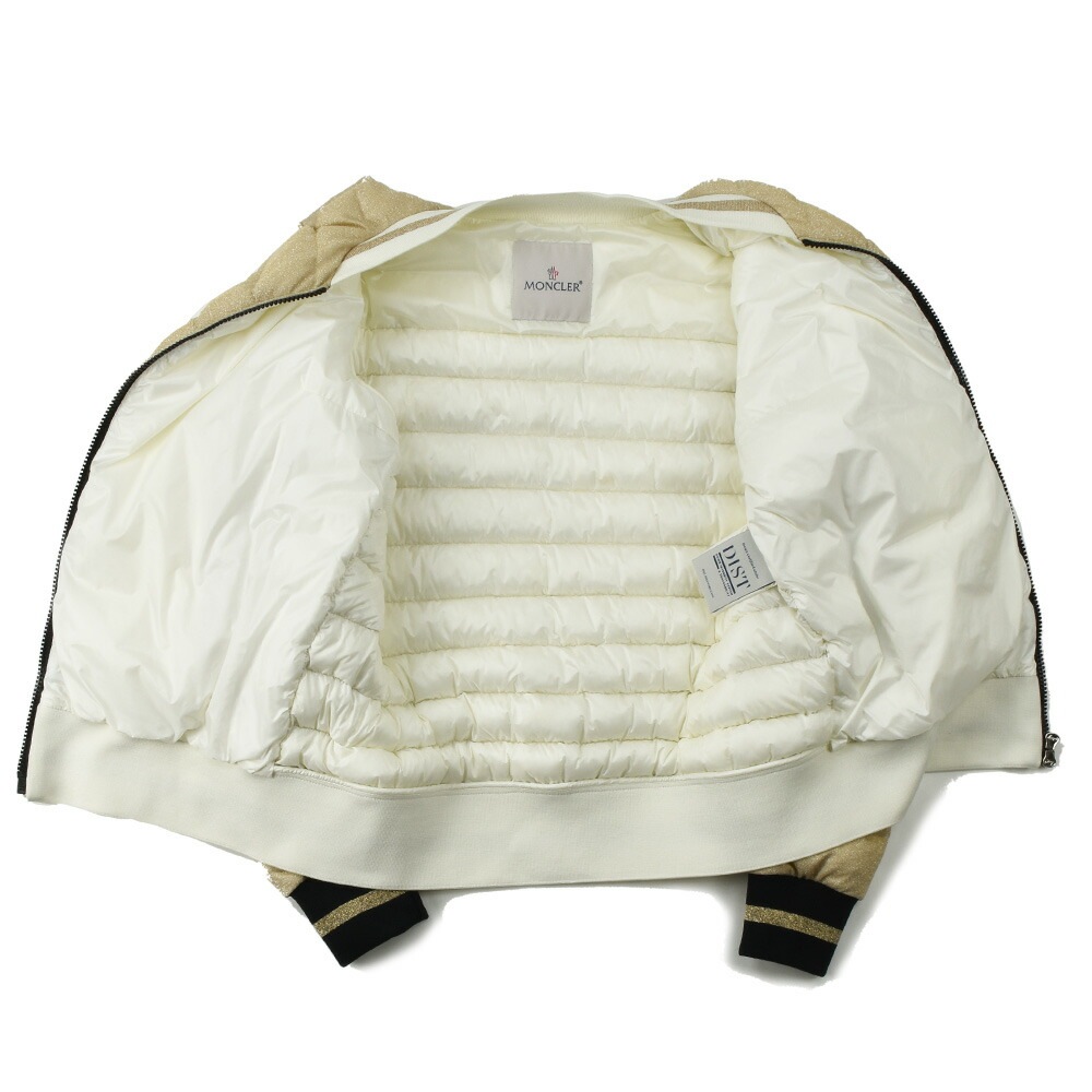 モンクレール ダウンジャケット レディース ボンバージャケット ブルゾン ゴールド MONCLER OR[1a12000-160]