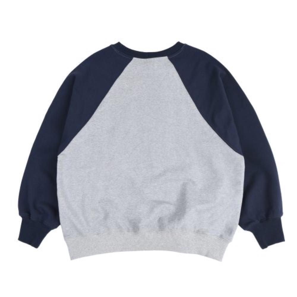 AEAE Keep Writing Club Raglan Sweatshirts NAVY A233USW05 AEAE Keep Writing Club Raglan Sweatshirts NAVY A233USW05