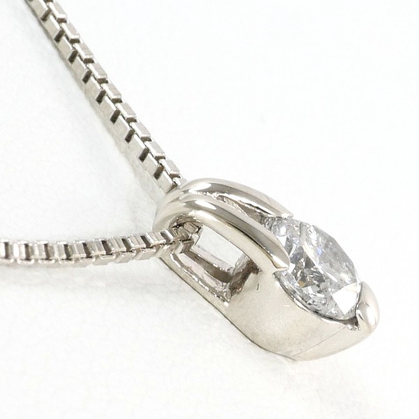 PT900 プラチナ PT850 ネックレス ダイヤ 0.333 鑑定書 ジュエリー 中古 PT900 プラチナ PT850 ネックレス ダイヤ 0.333 鑑定書 ジュエリー 中古