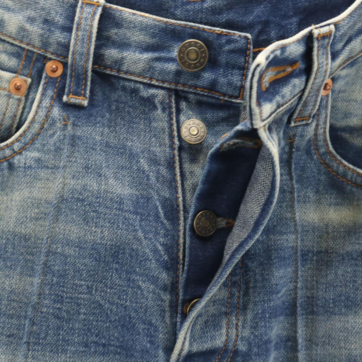 イタリア製 ダメージ加工 デニムパンツ 26 ブラック メンズ 古着