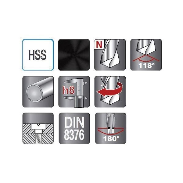 RUKO(ルコ) 102607 段付ロングドリル 180M3 RUKO(ルコ) 102607 段付ロングドリル 180M3