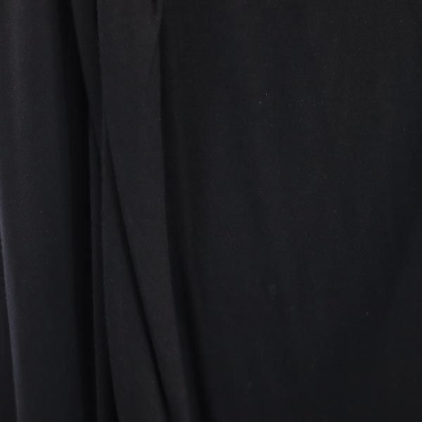 トロスマン 日本製 ノースリーブ デザイン ワンピース S ブラック系 trosman レディース