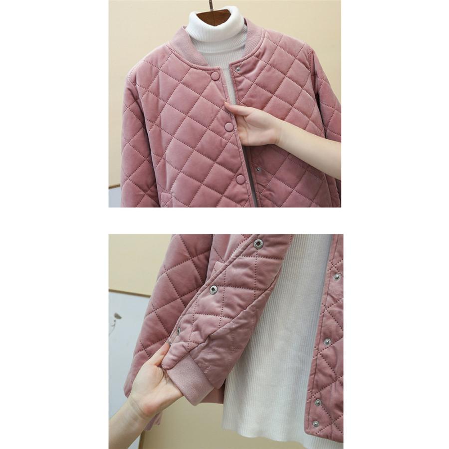 の入荷中綿ジャケットレディース軽量防寒着ダウンジャケット中綿入りダウンコートライトダウン大きいサイズ中綿通勤冬物ショートコート