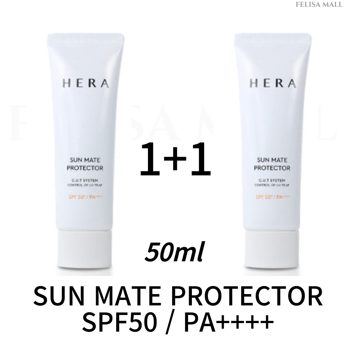 [HERA] 1+1】サンメイト プロテクター 50ml x2 日焼け止め SPF50 + PA +++