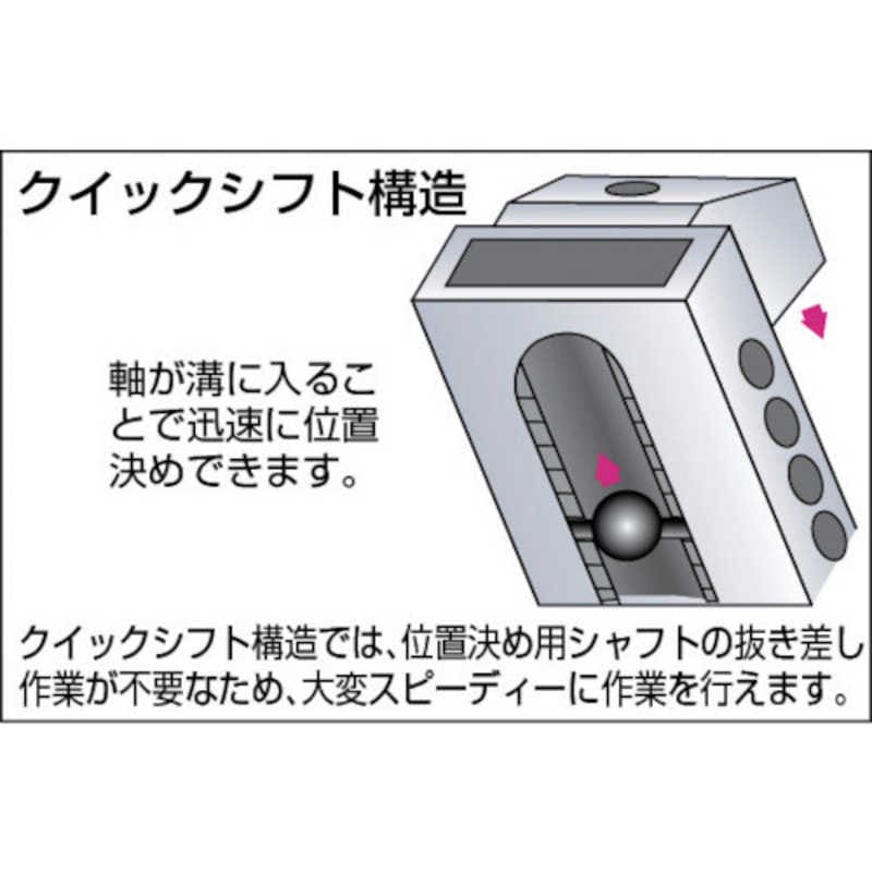 トラスコ中山 精密バイス 65mm クイックシフト機能付 TVB65 トラスコ中山 精密バイス 65mm クイックシフト機能付 TVB65
