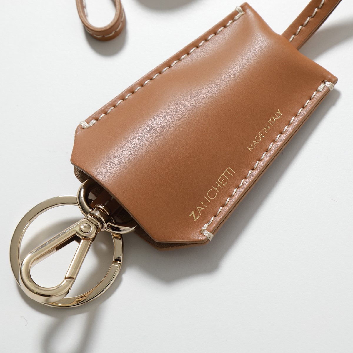 ZANCHETTI ザンケッティ キーリング KEY RING KRI 720 レディース ネックストラップ レザー ロゴ カラー2色 mdprevattcaulkingandwaterproofing.com