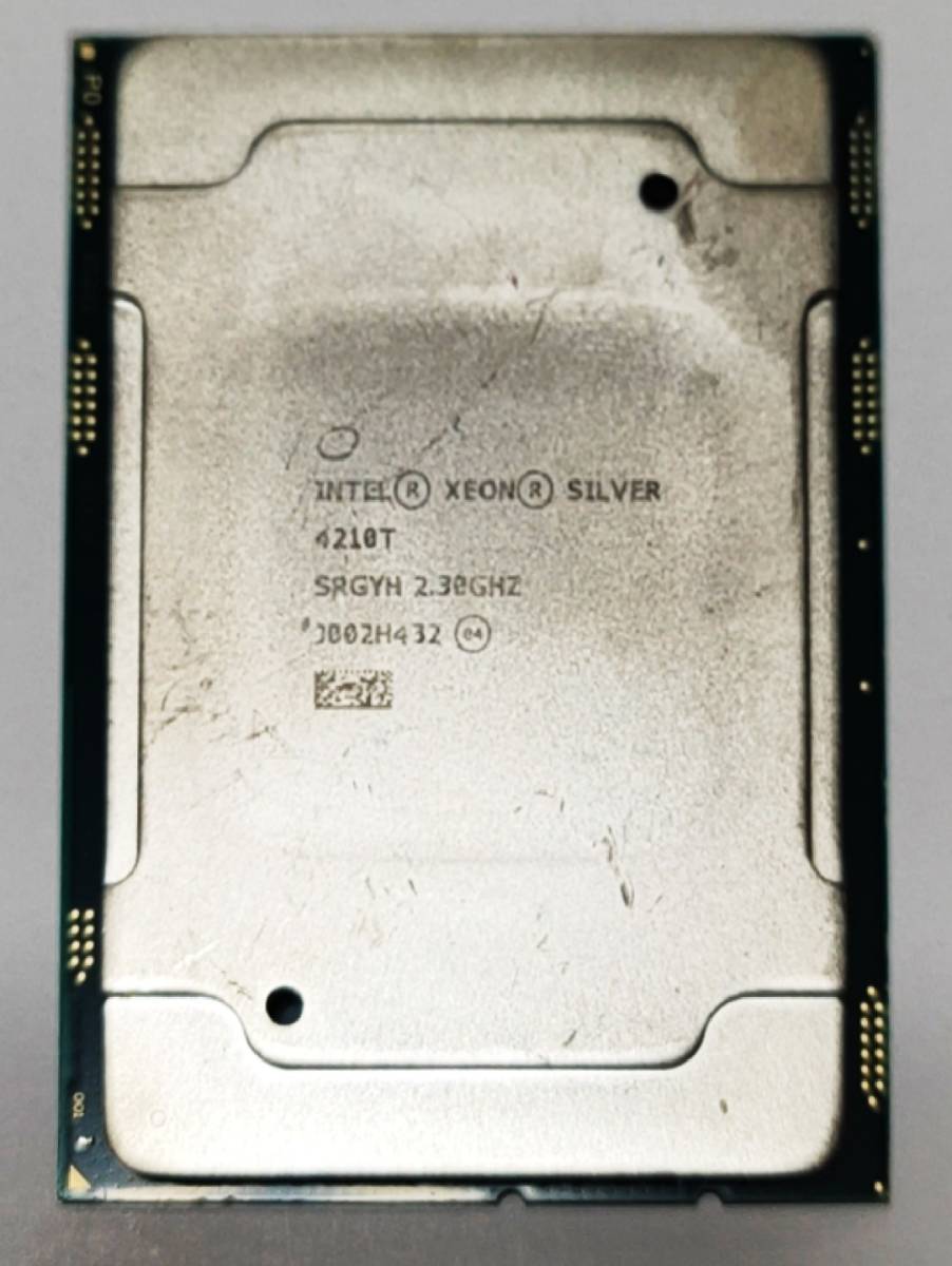 Intel Xeon Silver 4210T SRGYH 10C 2.3GHz 95W LGA3647 DDR4-2400 Similar 4210 Intel Xeon Silver 4210T SRGYH 10C 2.3GHz 95W LGA3647 DDR4-2400 Similar 4210
