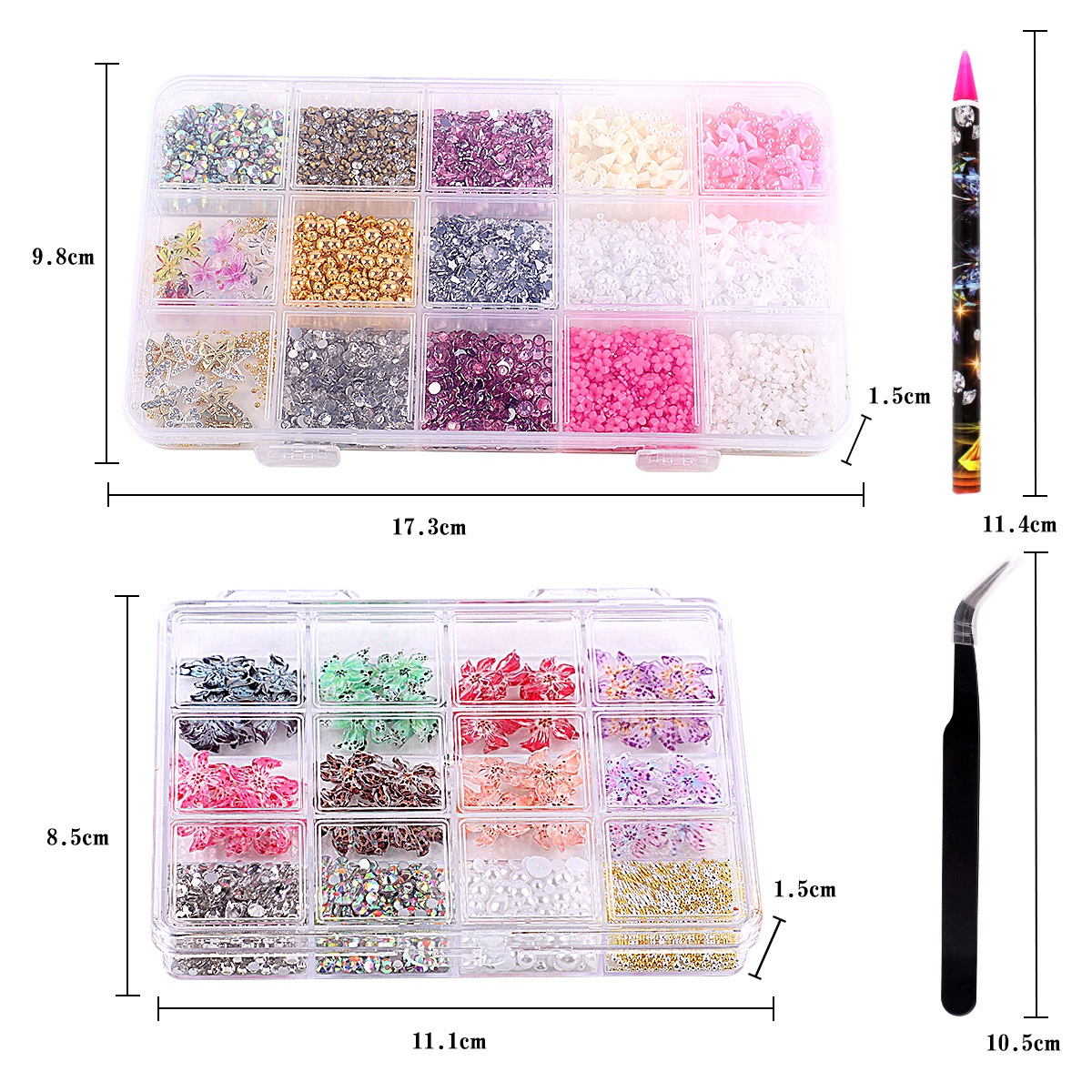 【1点ご購入 で10点プレゼントいたします】カラー立体ソフト彫刻氷晶百合花リボン装飾パーツセット