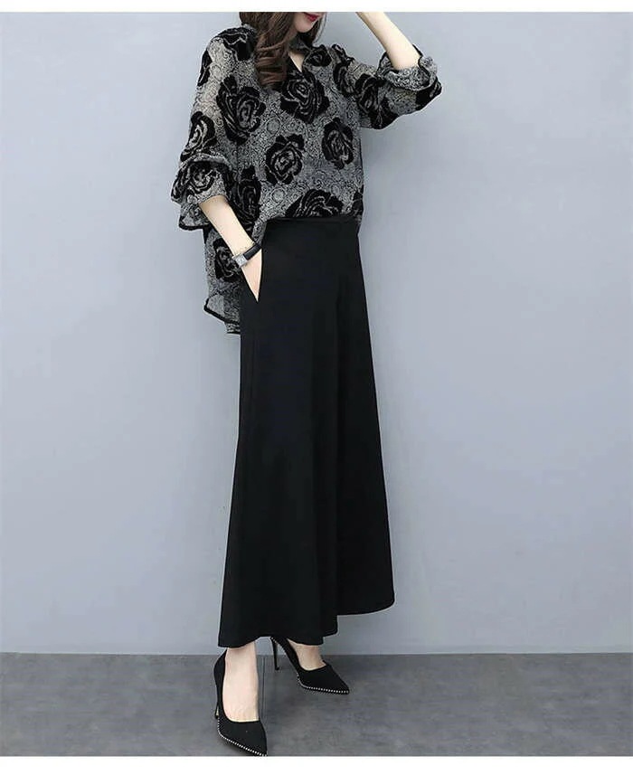 【3日間発送】50代 40代 30代 20代 二次会 披露宴 パーティー パンツ パンツ オールインワン レディース ワイドパンツ 袖あり 花柄 結婚式 パンツドレス レディース セットアップ