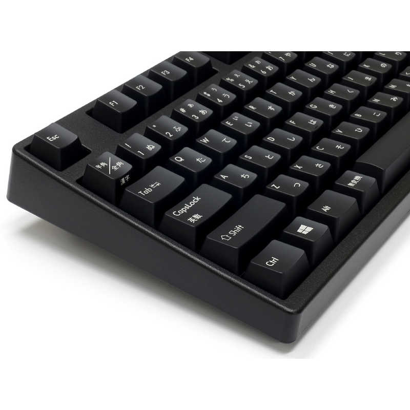 FILCO　キーボード Majestouch ＋ テンキーレス(日本語かなあり・静音赤軸) ［有線 /PS/2・USB］ マットブラック　FKBN91MPS/JMBH