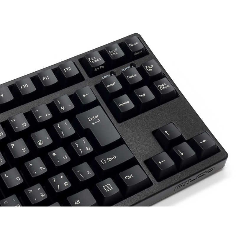 FILCO　キーボード Majestouch ＋ テンキーレス(日本語かなあり・静音赤軸) ［有線 /PS/2・USB］ マットブラック　FKBN91MPS/JMBH