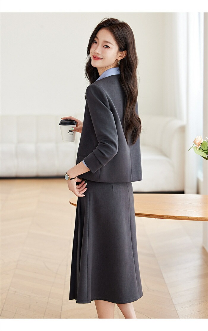 スーツ セットアップ スカートスーツ レディース スーツ フォーマル プリーツスカート&テーラードジャケット ゆったり ロングスカート 2点セット 長袖 エレガント 通勤 OL 女性 オフィス 事務所 スーツ セットアップ スカートスーツ レディース スーツ フォーマル プリーツスカート&テーラードジャケット ゆったり ロングスカート 2点セット 長袖 エレガント 通勤 OL 女性 オフィス 事務所