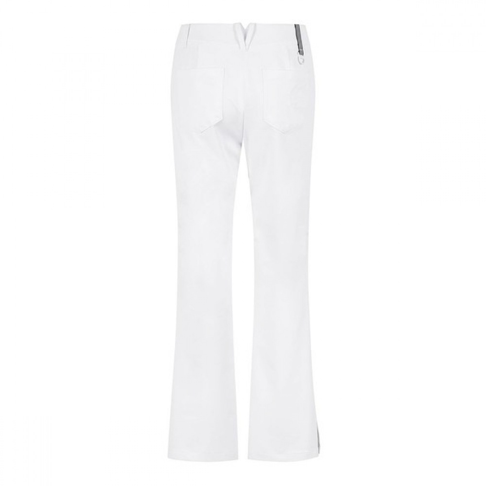 [マスターバニー] レディースブーツカットスリットヘムパンツ