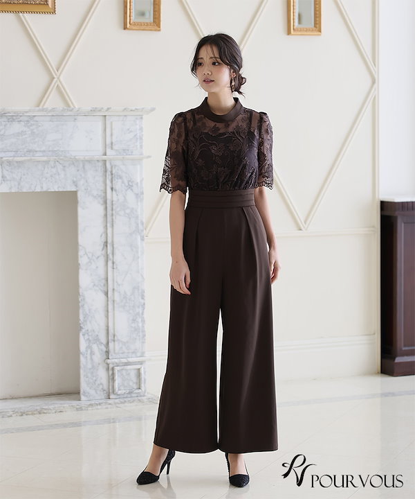 Qoo10] パンツドレス パンツスーツ オールインワ