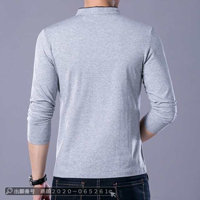 最安挑戦 春新作 新作 送料無料 メンズ ビジネス トップス 長袖 ゴルフシャツ 通勤 通学 カジュアルシャツ ロングTシャツ スタンドカラー スポーツ トップス Tシャツ 部屋着 お兄系 お洒落 大