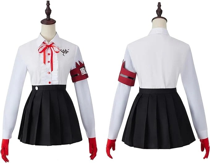 新作入荷ブルアカ コスプレ衣装 火宮チナツ 制服コスプレ 9点セット ブルーアーカイブ コスプレ 火宮チナツ ゲヘナ学園 制服 女子高生 コスプレ_3