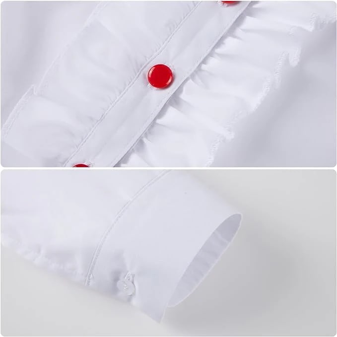 新作入荷ブルアカ コスプレ衣装 火宮チナツ 制服コスプレ 9点セット ブルーアーカイブ コスプレ 火宮チナツ ゲヘナ学園 制服 女子高生 コスプレ_6