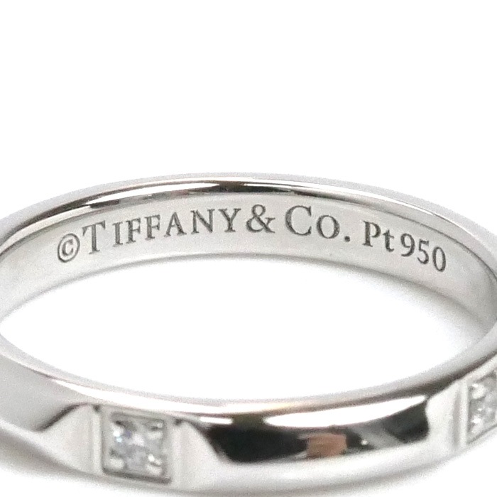 TIFFANY&Co. ティファニー Pt950プラチナ トゥルーバンド ダイヤ リング・指輪 67133684 ダイヤモンド 8号 4.1g レディース 中古 美品 TIFFANY&Co. ティファニー Pt950プラチナ トゥルーバンド ダイヤ リング・指輪 67133684 ダイヤモンド 8号 4.1g レディース 中古 美品
