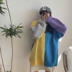 セーター ニット トップス プルオーバー ラウンドネック レディース かわいい 大人可愛い きれいめ 上品 こなれ感 シンプル カジュアル 主役級 存在感 個性的 ガーリー レトロ デート お出かけ セーター ニット トップス プルオーバー ラウンドネック レディース かわいい 大人可愛い きれいめ 上品 こなれ感 シンプル カジュアル 主役級 存在感 個性的 ガーリー レトロ デート お出かけ