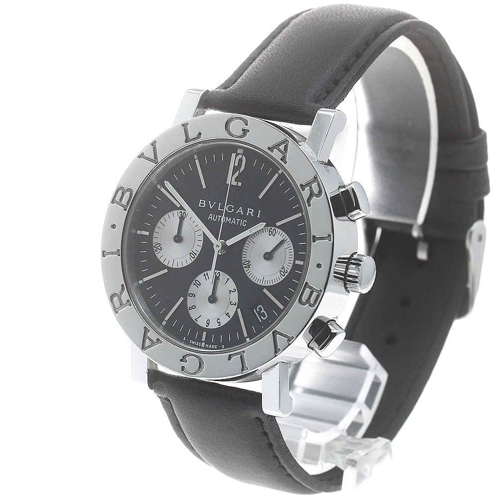 ブルガリ BVLGARI BB38SLCH ブルガリブルガリ デイト クロノグラフ 自動巻き メンズ 保証書付き_874047【中古】 ブルガリ BVLGARI BB38SLCH ブルガリブルガリ デイト クロノグラフ 自動巻き メンズ 保証書付き_874047【中古】