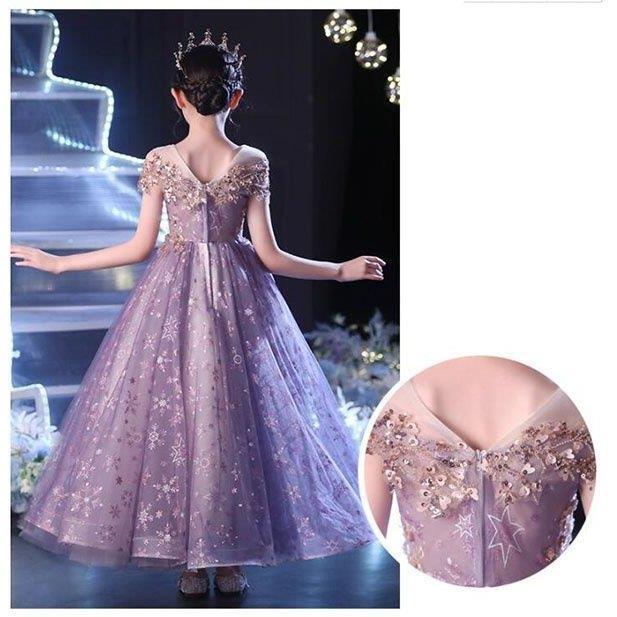 Primepicピアノ発表会 ドレス 中学生 ワンピース ジュニアドレス 七五三 子供ドレス パープル 紫 キッズドレス ロング丈 ショート丈 袖なし ノースリーブ キラキラ 雪の Primepicピアノ発表会 ドレス 中学生 ワンピース ジュニアドレス 七五三 子供ドレス パープル 紫 キッズドレス ロング丈 ショート丈 袖なし ノースリーブ キラキラ 雪の