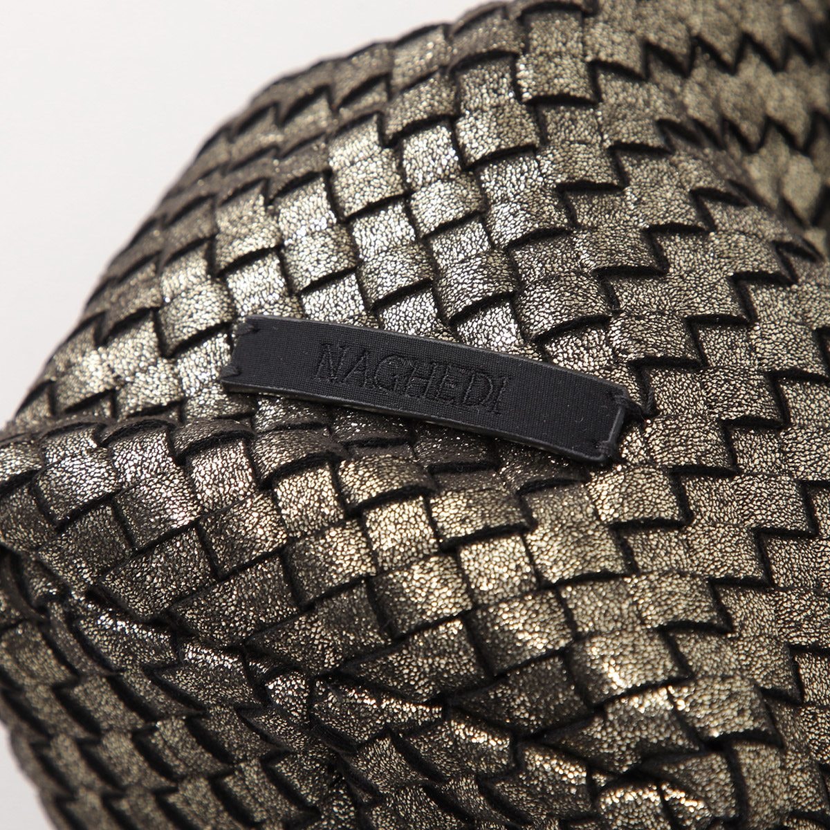 NAGHEDI ナゲディ ハンドバッグ Kyoto Clutch SN08040EF レディース ネオプレン メッシュ ワンハンドル 編み込み 鞄 カラー2色