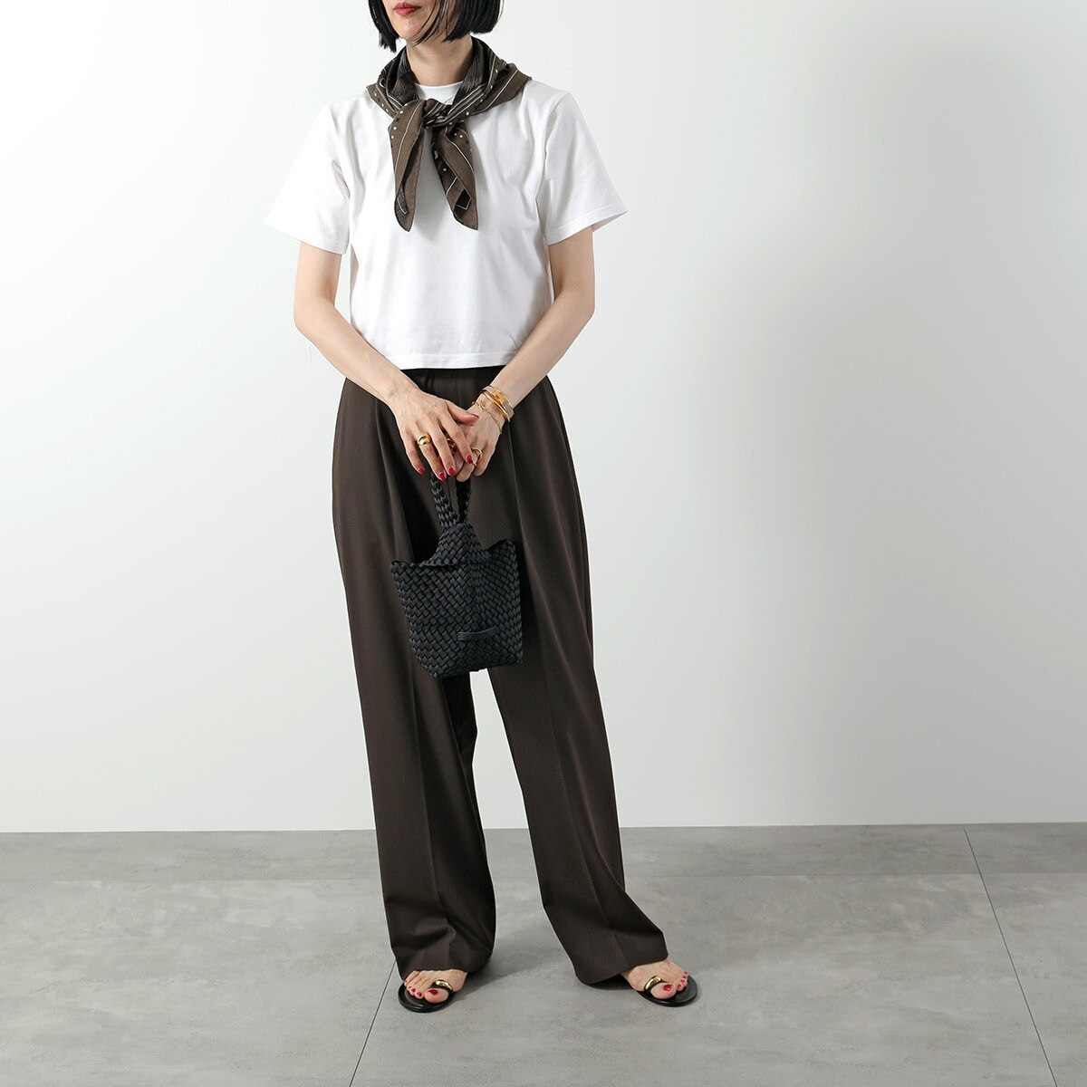 NAGHEDI ナゲディ ハンドバッグ Kyoto Clutch SN08040EF レディース ネオプレン メッシュ ワンハンドル 編み込み 鞄 カラー2色